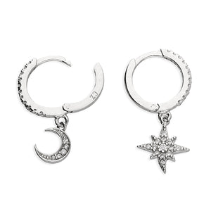 Moon & Star Earrings