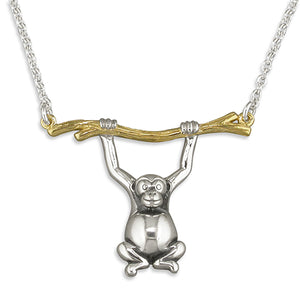 Swinging Monkey Necklace